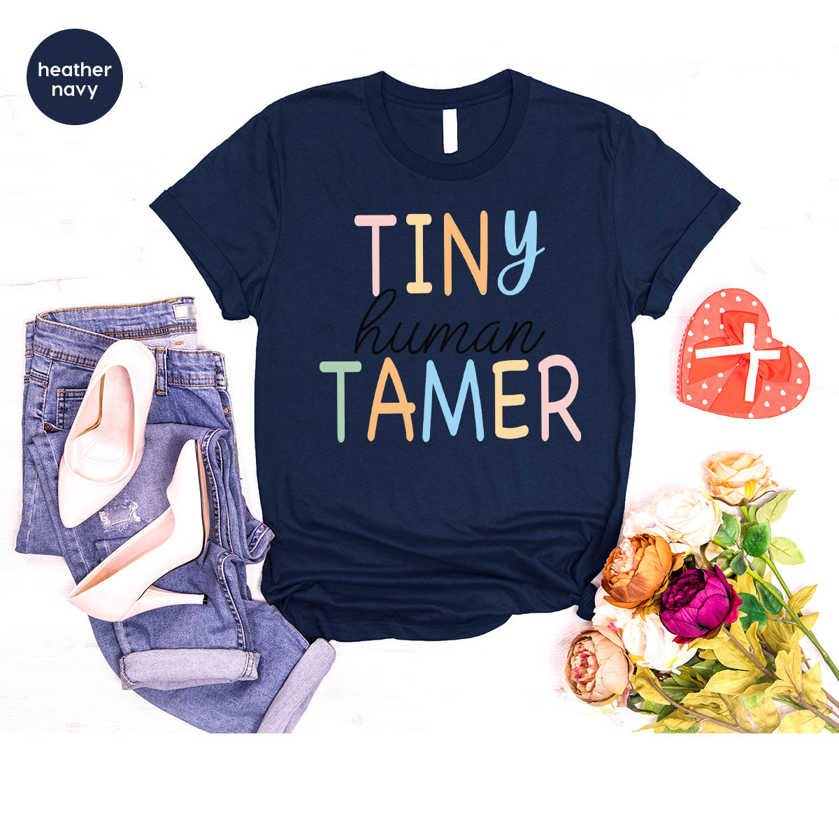 Teacher Shirt, Tiny Human Tamer, Kindergarten Preschool product image 11