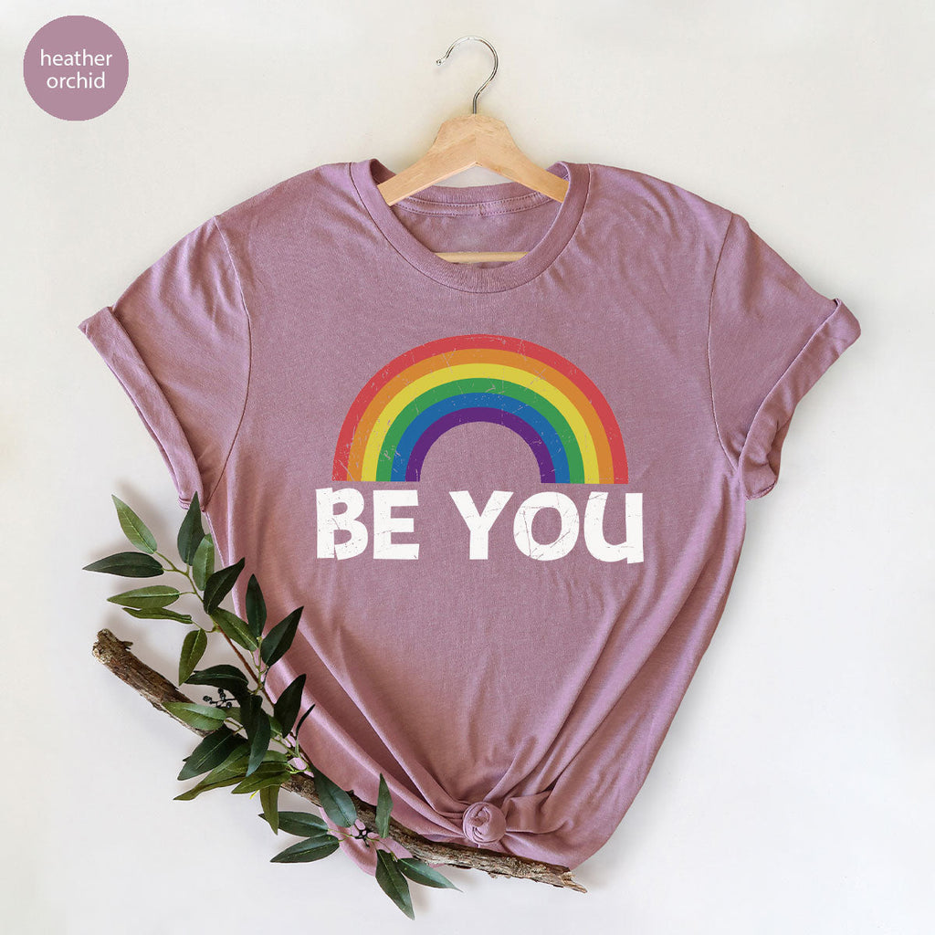 Rainbow T-Shirt, Be You Shirt, LGBT Pride product image 73