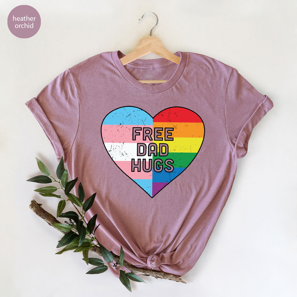 Free Dad Hugs Shirt, LGBT Pride T-Shirt product image 79