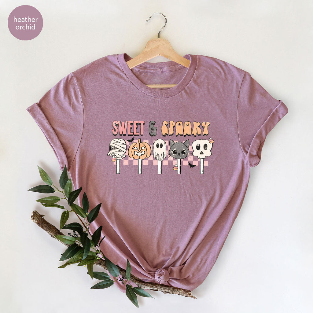 Retro Pumpkin T Shirt, Vintage Cat T-Shirt, Sweet Toddler product image 125