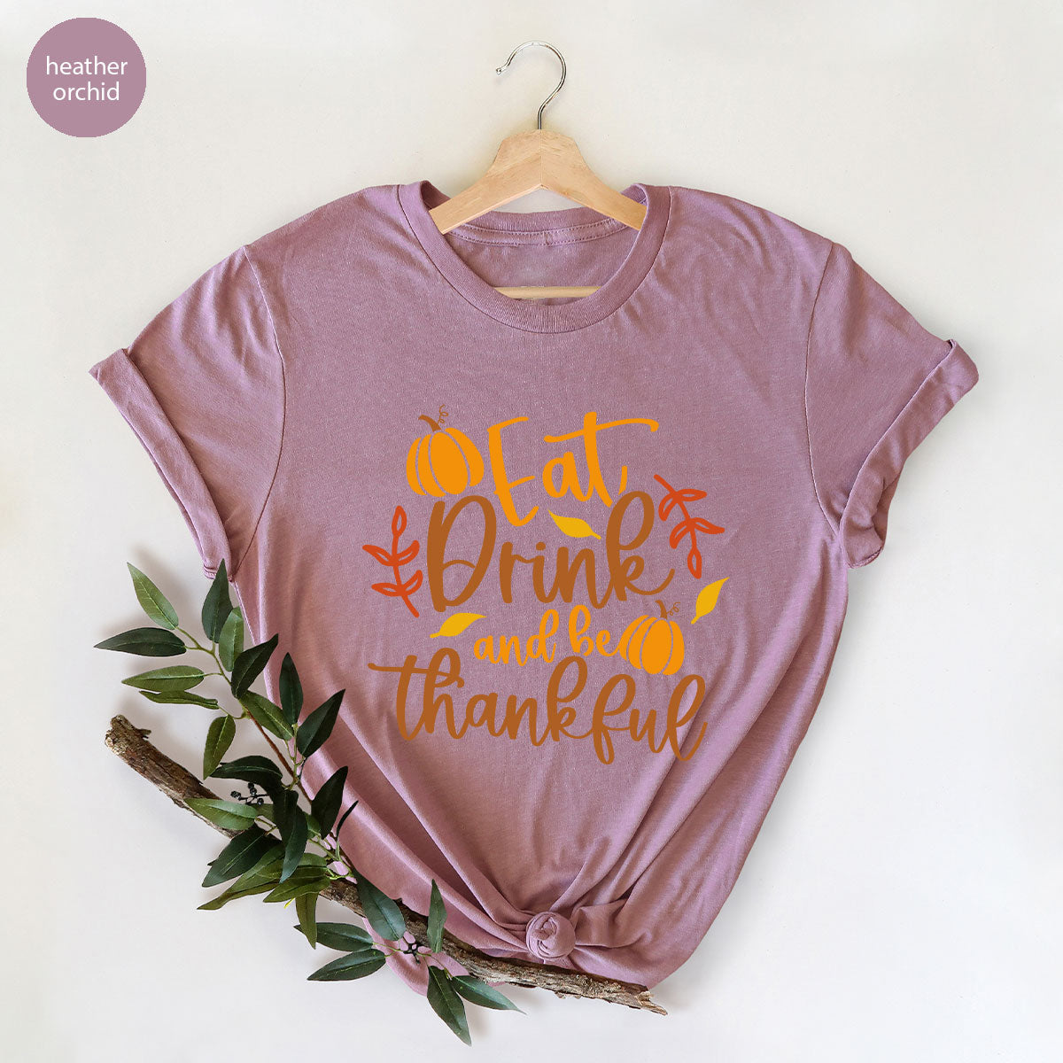 Cute Pumpkin T-Shirt, Fall Graphic Tees, Thankful Gifts product image 108