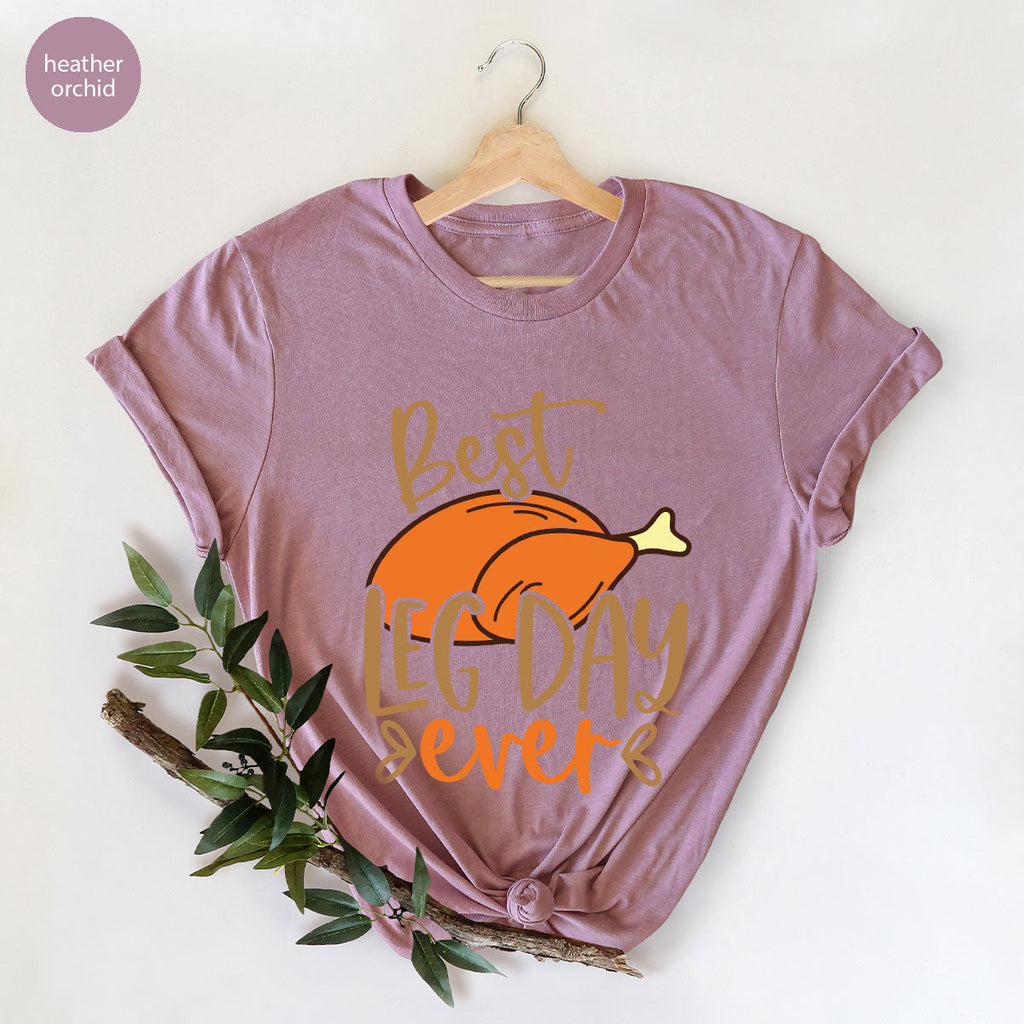 Funny Thanksgiving Shirts, Turkey Graphic Tees, Fall product image 84