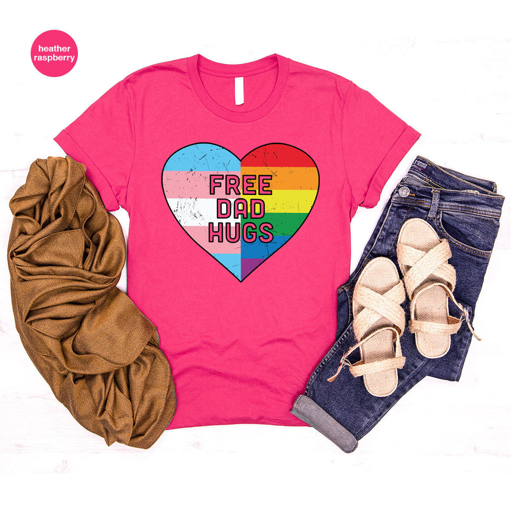 Free Dad Hugs Shirt, LGBT Pride T-Shirt product image 81