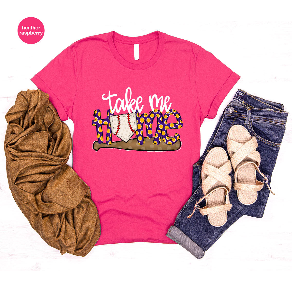 Baseball T-Shirt, Gifts for Her, Mom Outfit, Sister Shirt product image 53