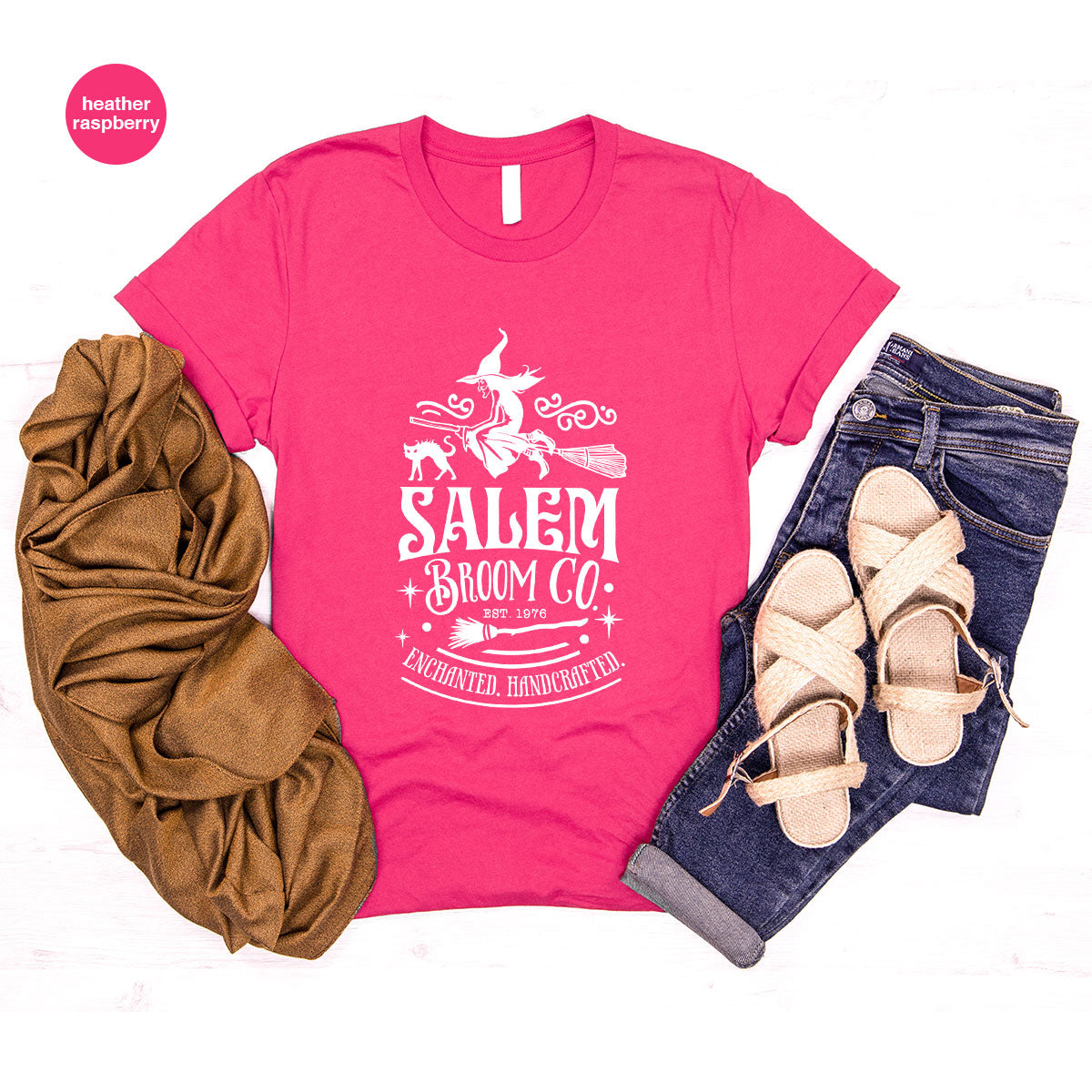 Halloween T-Shirt, Gifts, Salem Graphic Tees, Witchy Witch product image 64