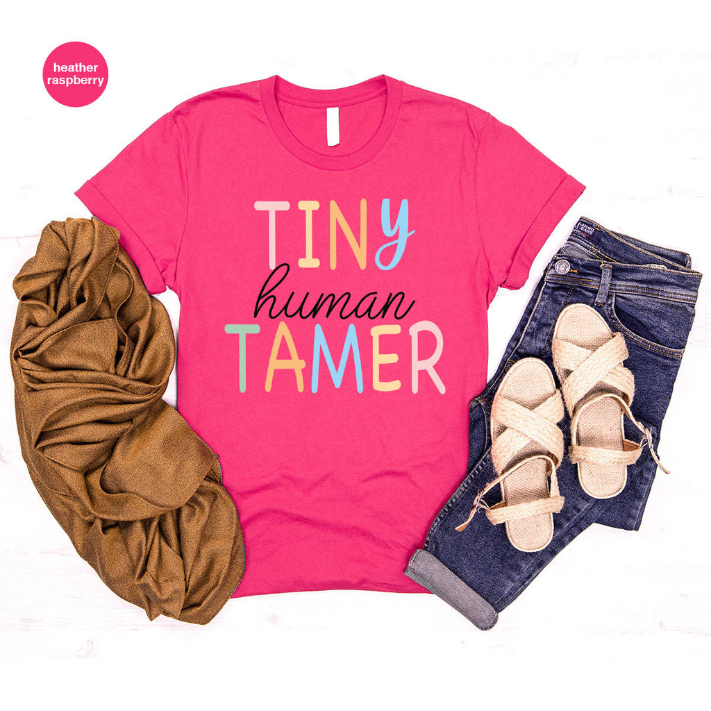 Teacher Shirt, Tiny Human Tamer, Kindergarten Preschool product image 14