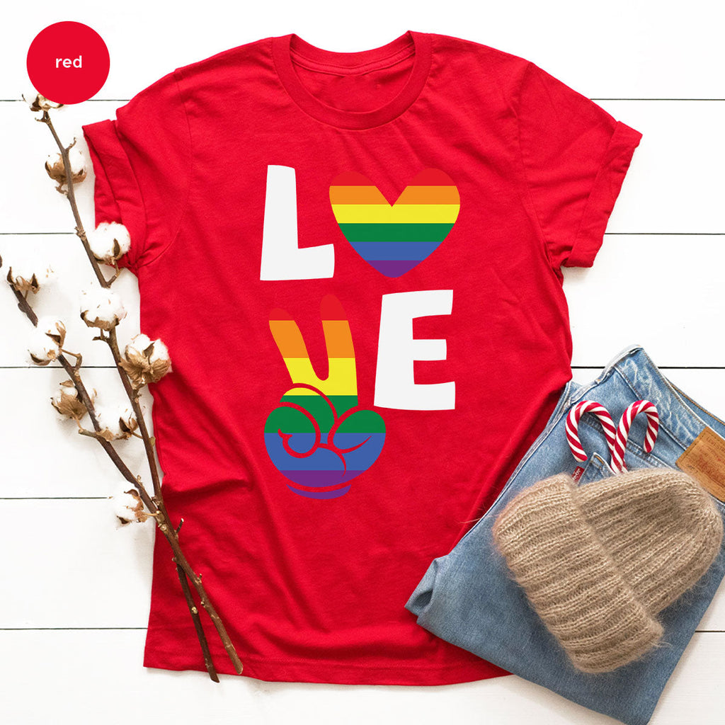 LGBT Love Shirt, Rainbow Glory T-Shirt, Pride Tee product image 82