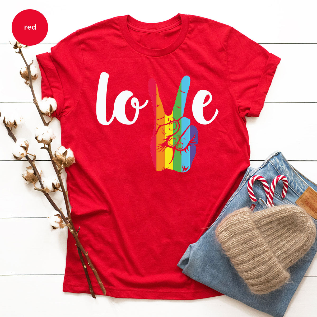 LGBT Love Shirt, Victory T-Shirt, Pride Tee, Glory product image 73