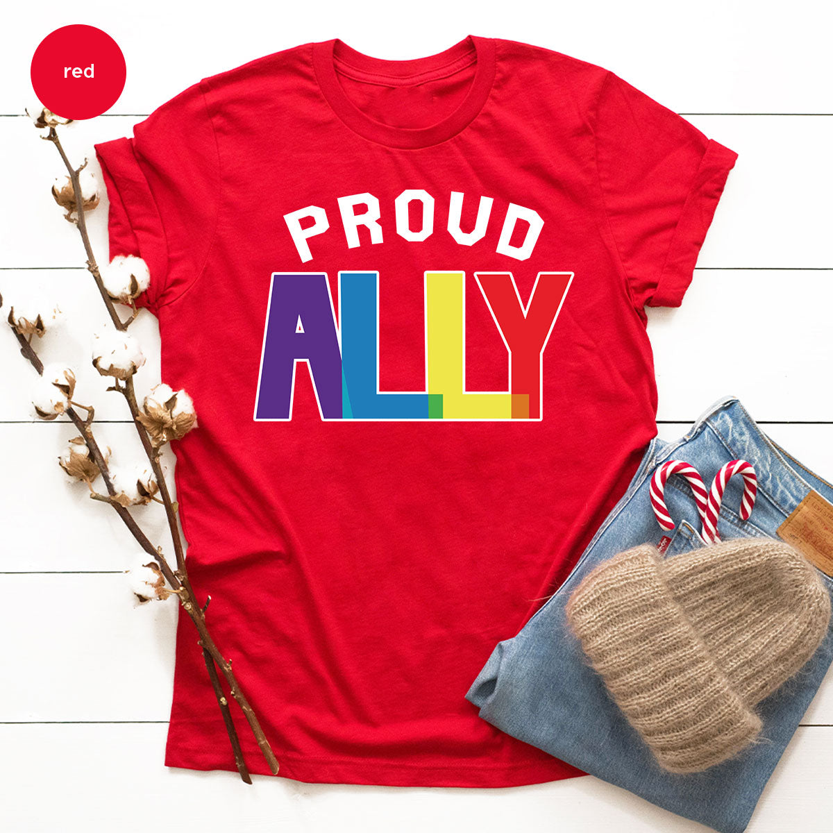 Proud Ally Shirt, LGBT T-Shirt, Tee product image 82