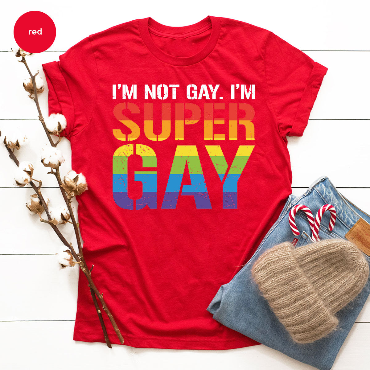 Super Gay Shirt, LGBT Power T-Shirt, Tee product image 76