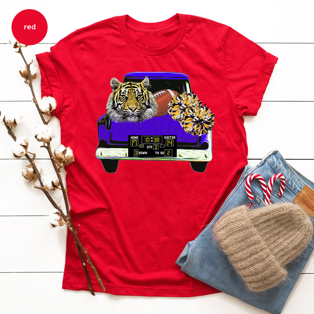 Football Truck Shirt, Tiger Graphic Tees, Mom TShirt, Gifts product image 105