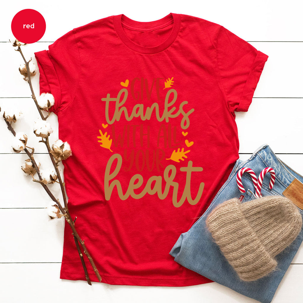 Cute Fall Clothing, Thanksgiving T-Shirt, Gift for Her product image 48