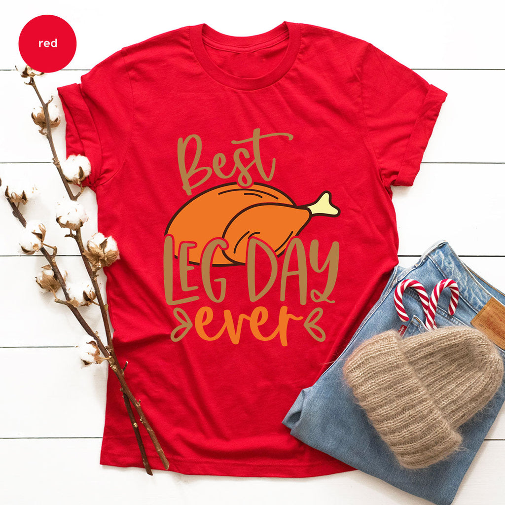 Funny Thanksgiving Shirts, Turkey Graphic Tees, Fall product image 87
