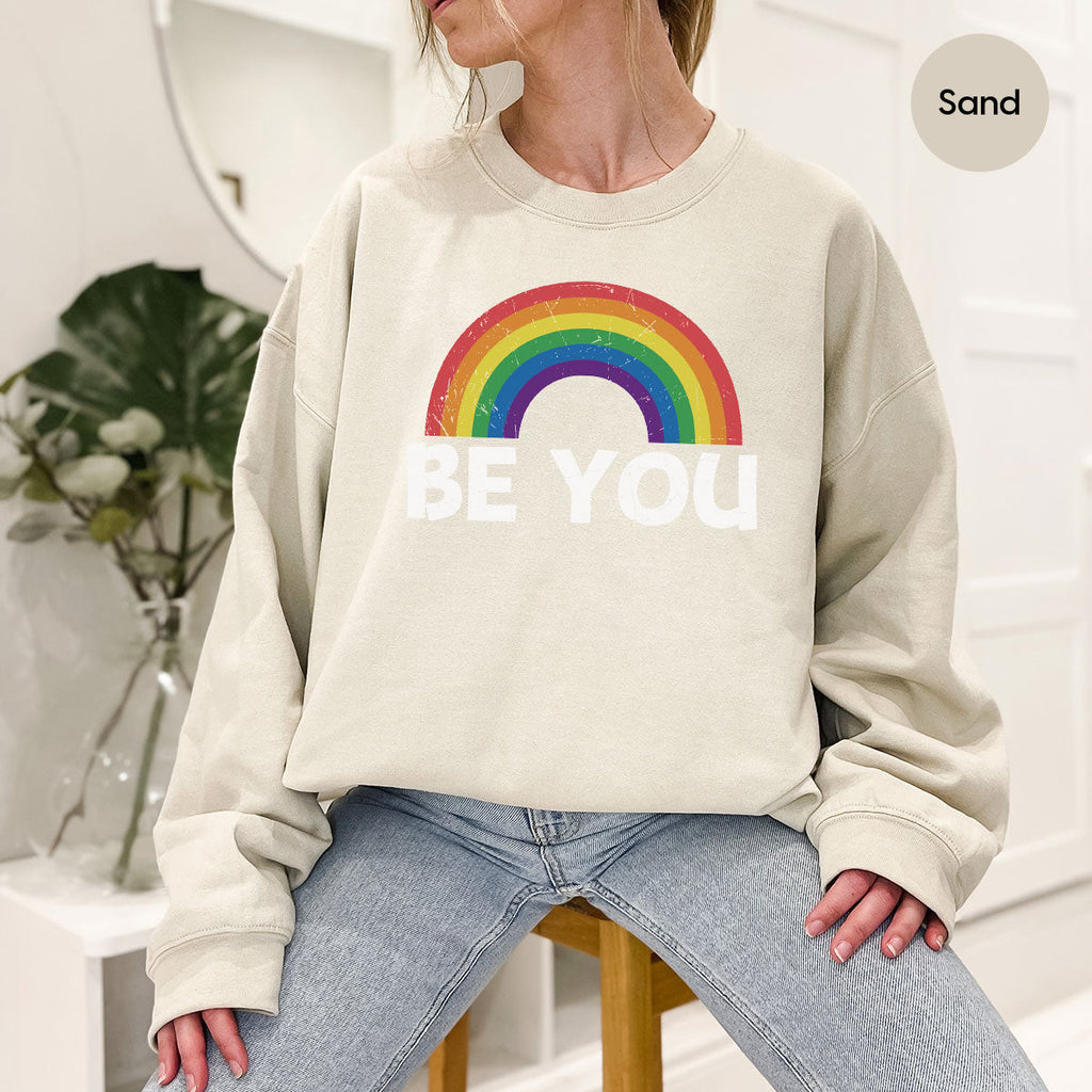 Rainbow T-Shirt, Be You Shirt, LGBT Pride product image 79