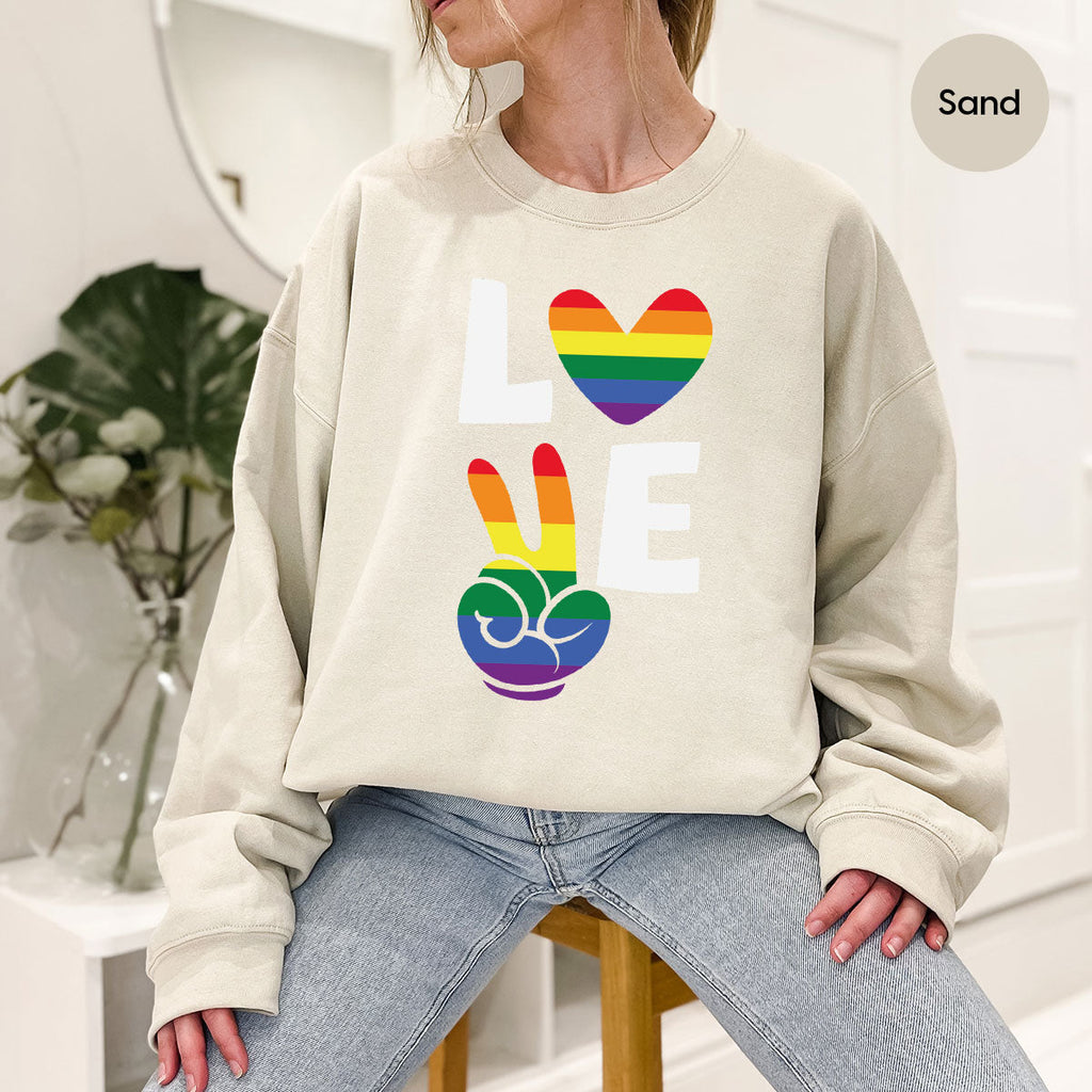 LGBT Love Shirt, Rainbow Glory T-Shirt, Pride Tee product image 85