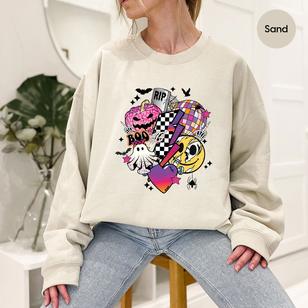 Halloween Shirt, Gifts, Spooky Season Pumpkin Graphic Tees product image 132