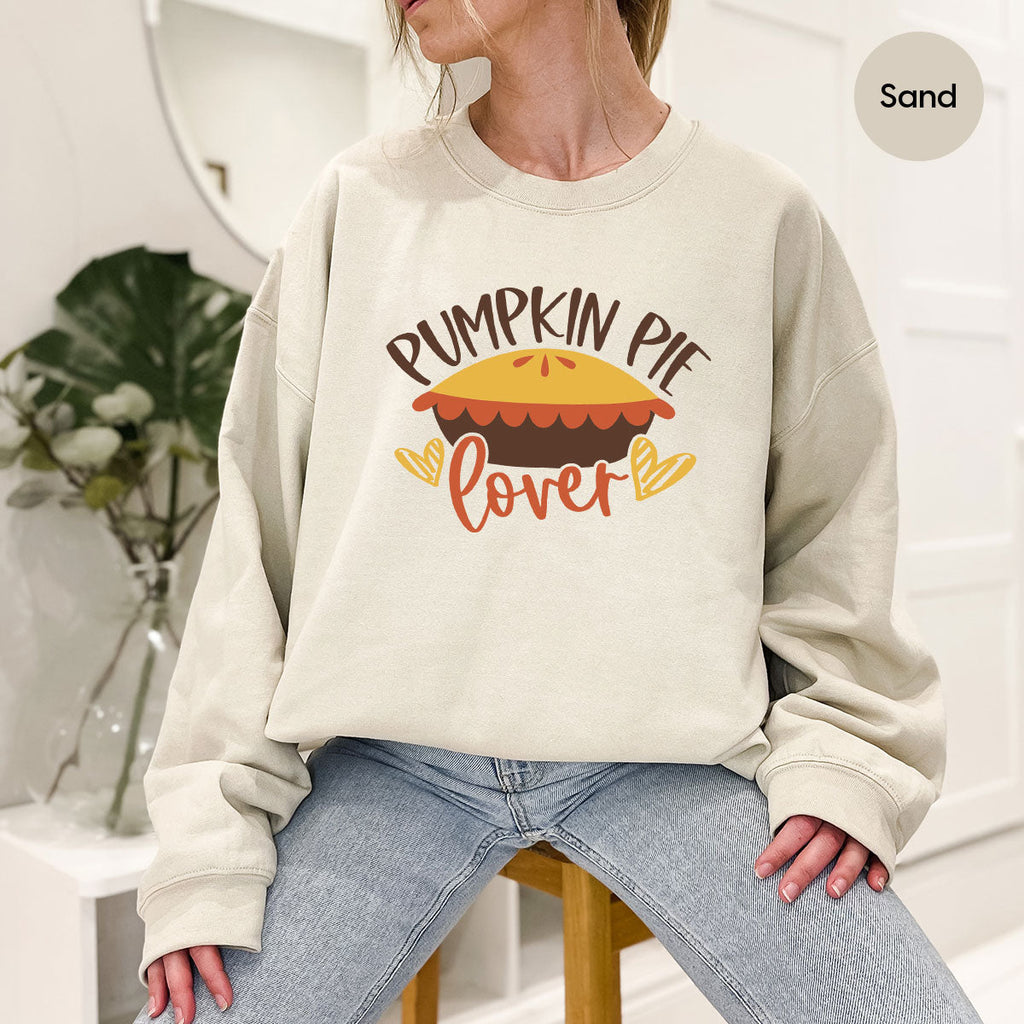 Kids Thanksgiving Shirts, Pumpkin Pie Graphic Tees, Gift product image 102