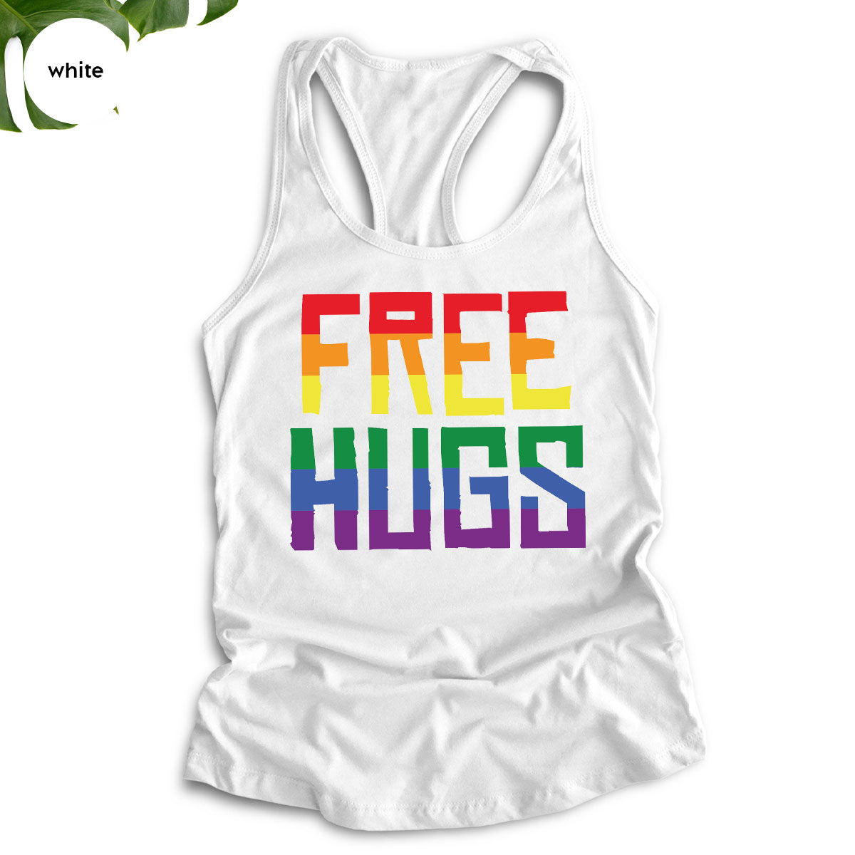 Cute LGBT Shirt, Free Hugs T-Shirt, Lovely Pride for product image 90