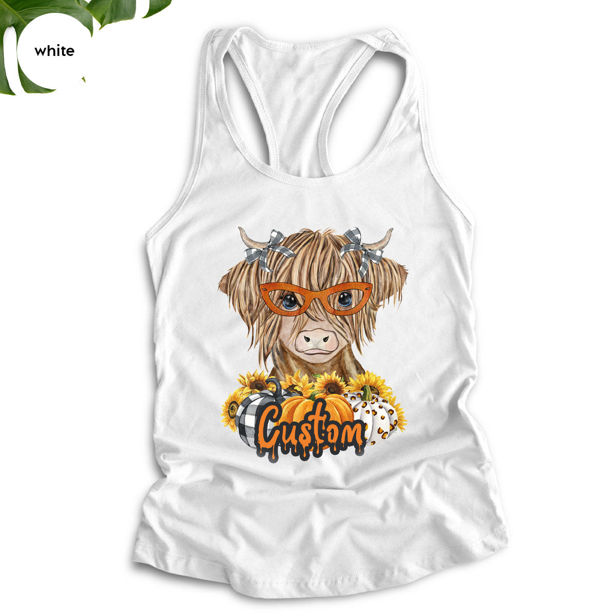 Custom Cow Shirt, Fall Graphic Tees, Personalized Farmer product image 139