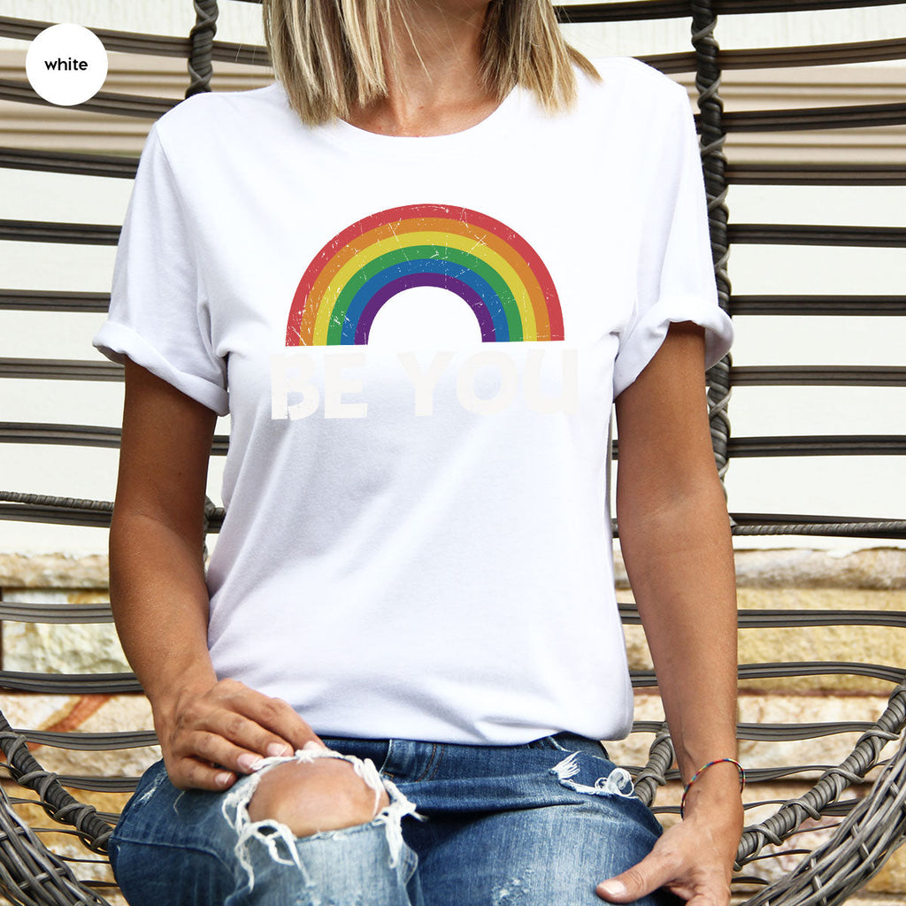 Rainbow T-Shirt, Be You Shirt, LGBT Pride product image 83