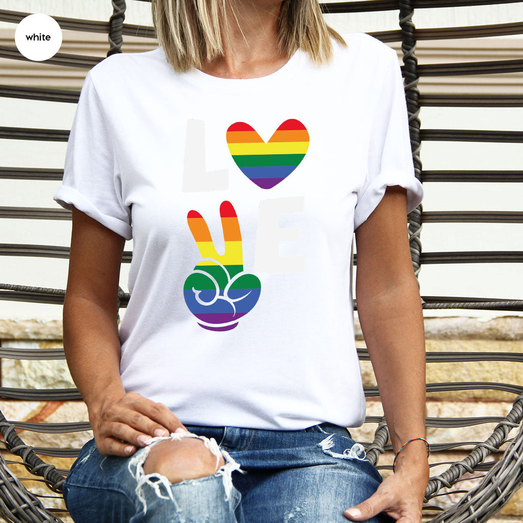 LGBT Love Shirt, Rainbow Glory T-Shirt, Pride Tee product image 89