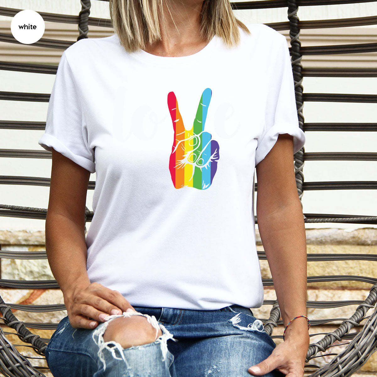 LGBT Love Shirt, Victory T-Shirt, Pride Tee, Glory product image 80