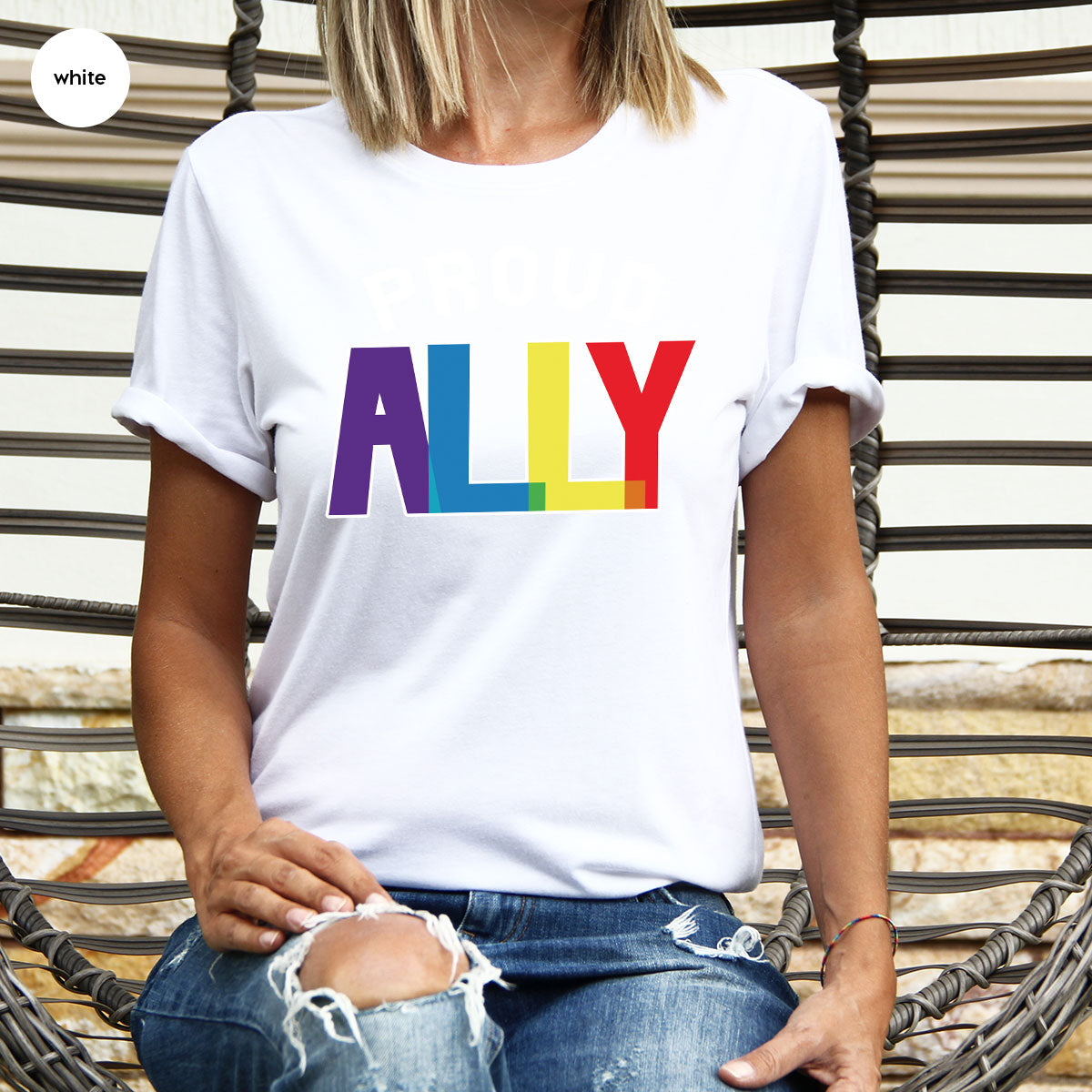 Proud Ally Shirt, LGBT T-Shirt, Tee product image 89