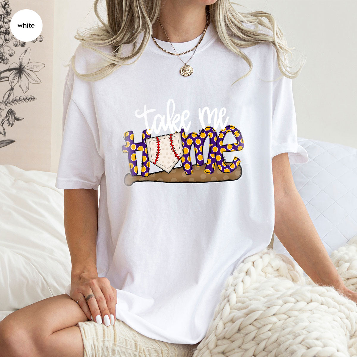 Baseball T-Shirt, Gifts for Her, Mom Outfit, Sister Shirt product image 59