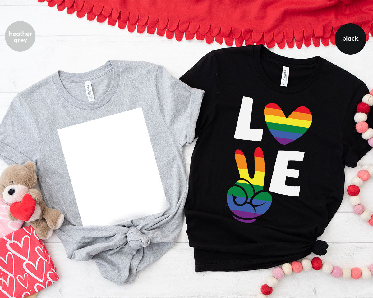 LGBT Love Shirt, Rainbow Glory T-Shirt, Pride Tee product image 64