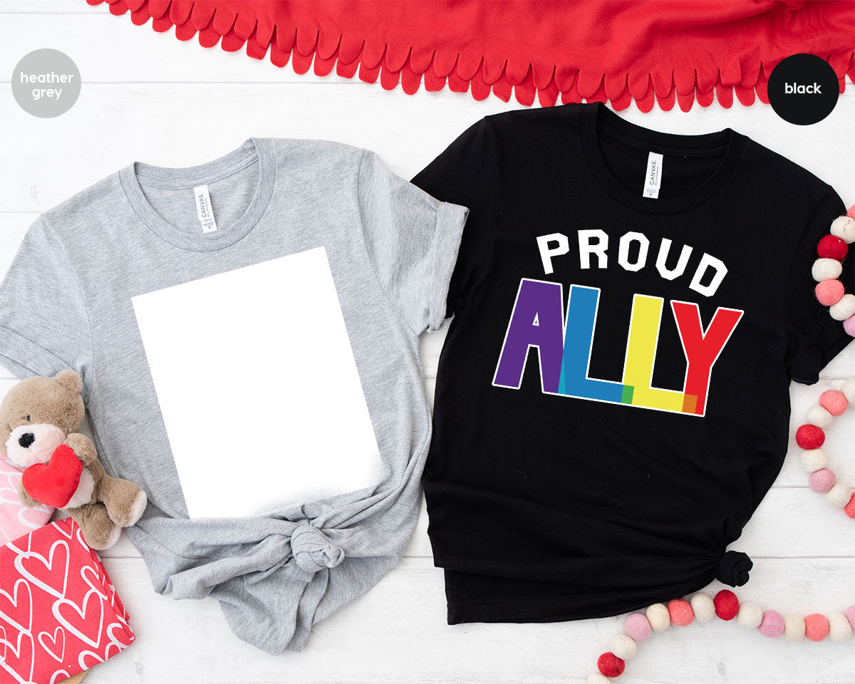 Proud Ally Shirt, LGBT T-Shirt, Tee product image 64