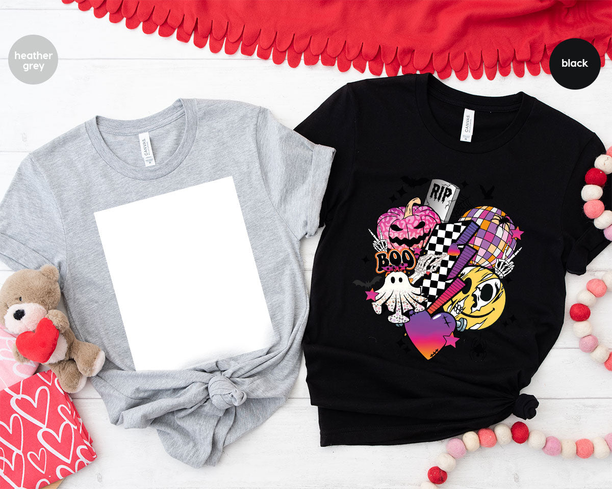 Halloween Shirt, Gifts, Spooky Season Pumpkin Graphic Tees product image 113