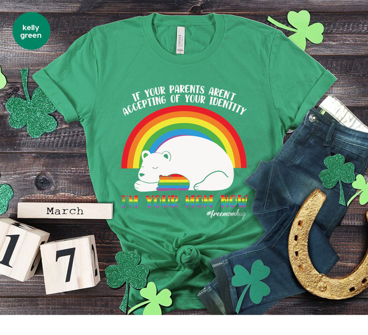 I'm Your Mom Now T-Shirt, Cute LGBT Glory Tee product image 87