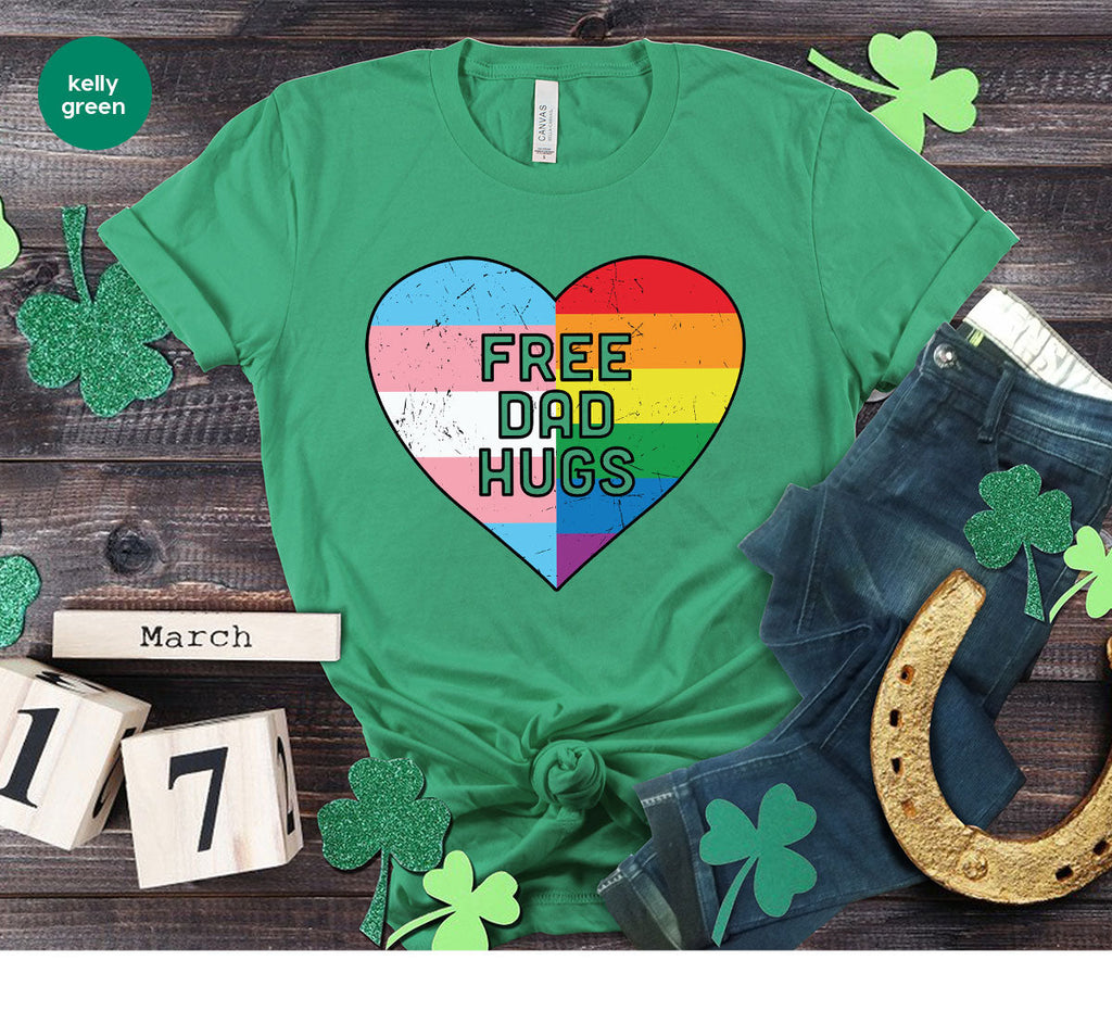 Free Dad Hugs Shirt, LGBT Pride T-Shirt product image 87