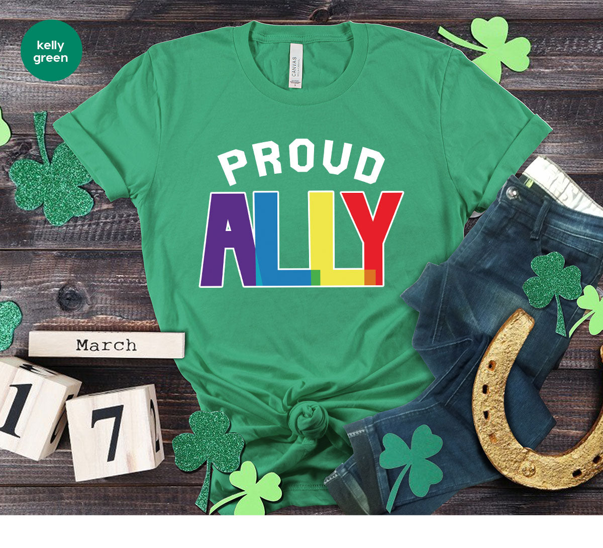 Proud Ally Shirt, LGBT T-Shirt, Tee product image 87