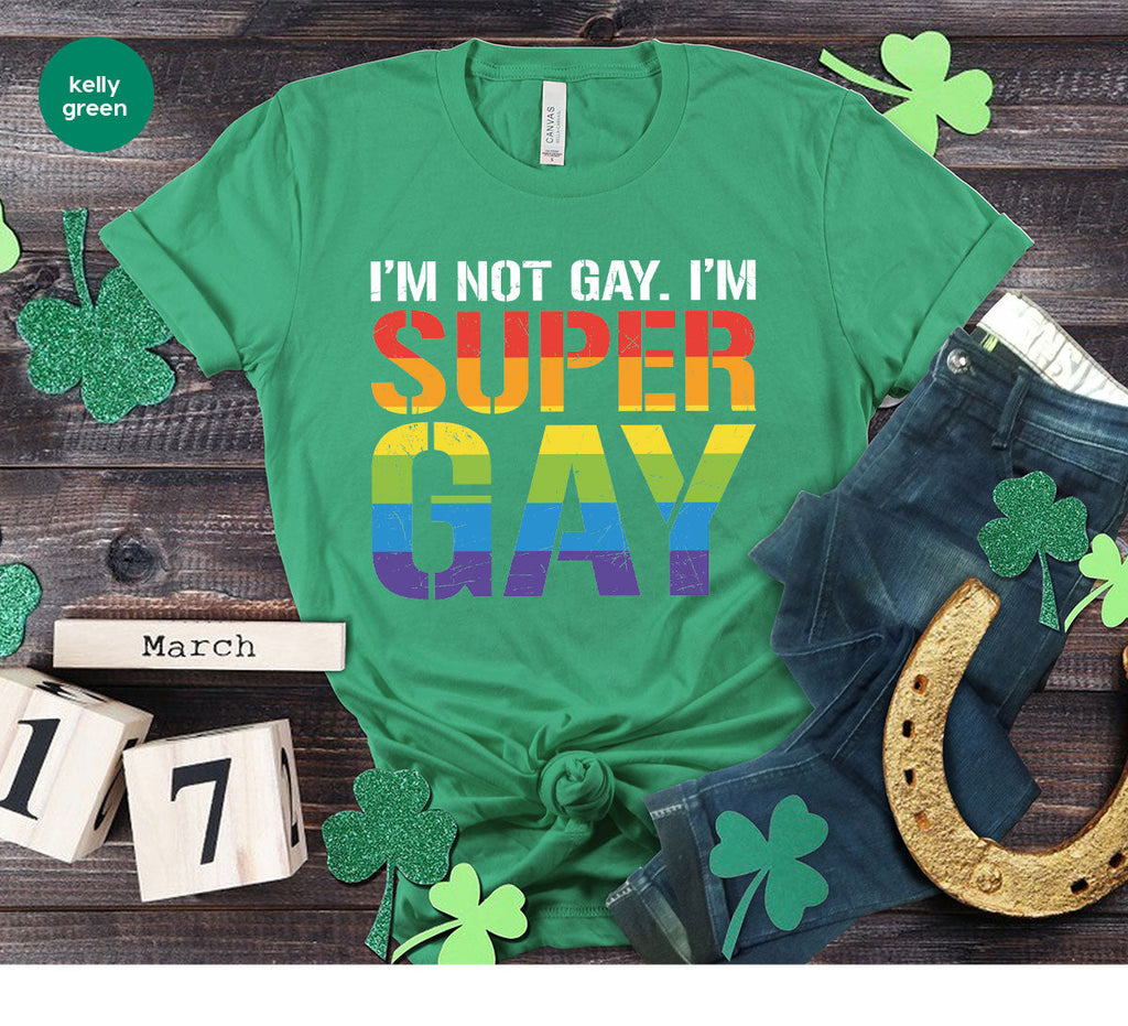 Super Gay Shirt, LGBT Power T-Shirt, Tee product image 81