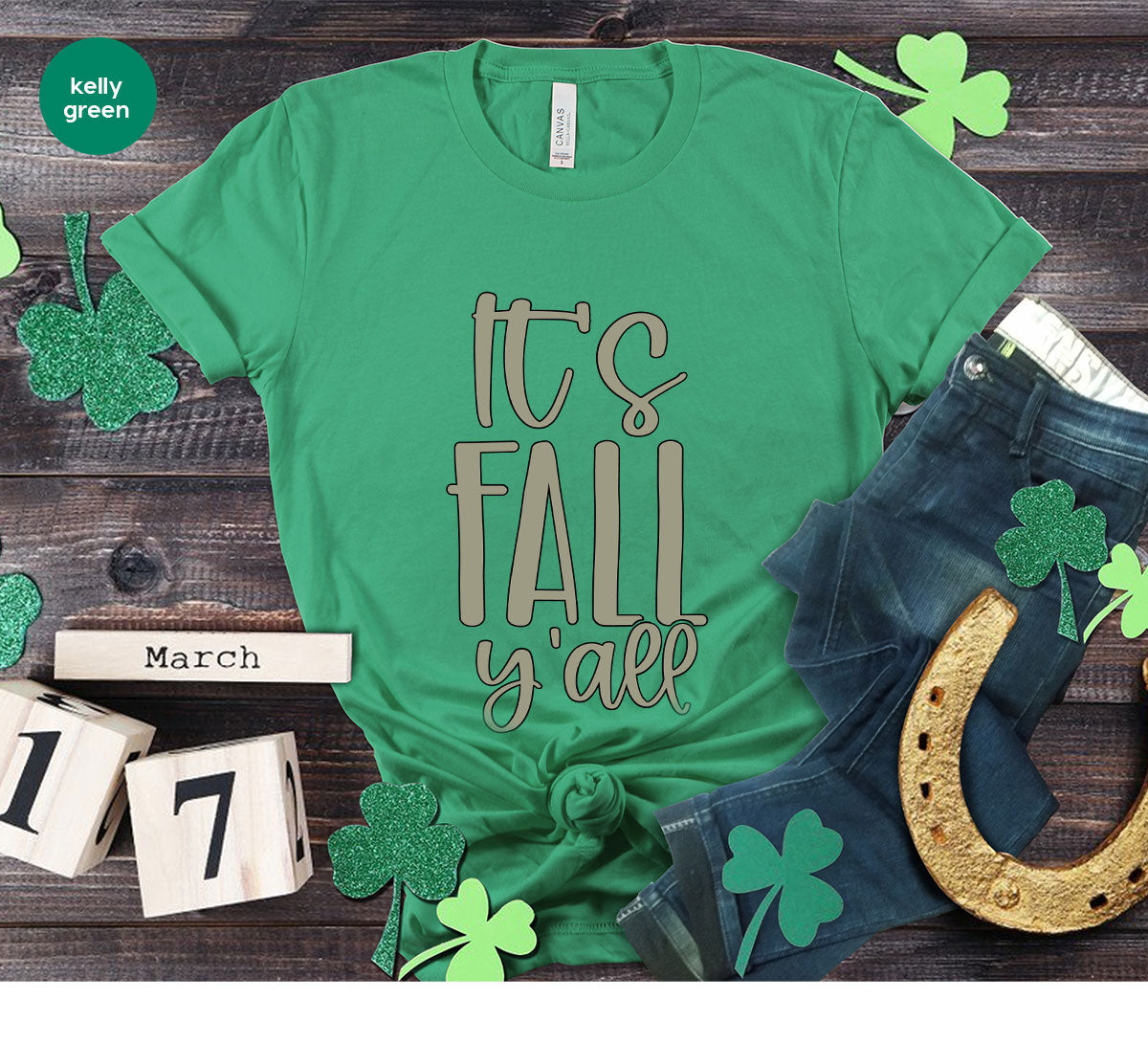 Fall Crewneck Sweatshirt, Its Yall T-Shirt, Gifts, for Her product image 155