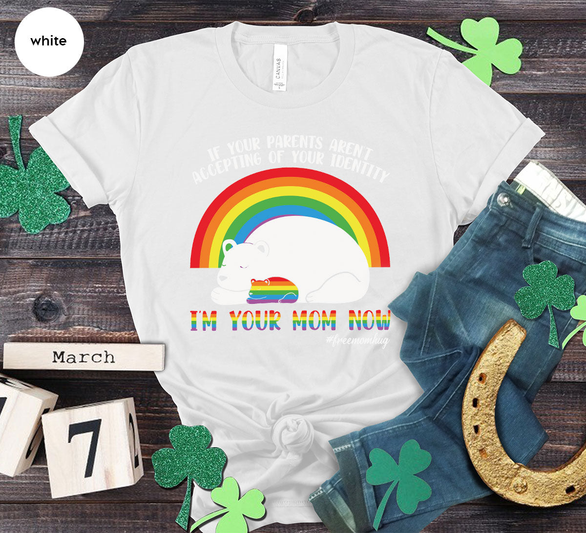 I'm Your Mom Now T-Shirt, Cute LGBT Glory Tee product image 88