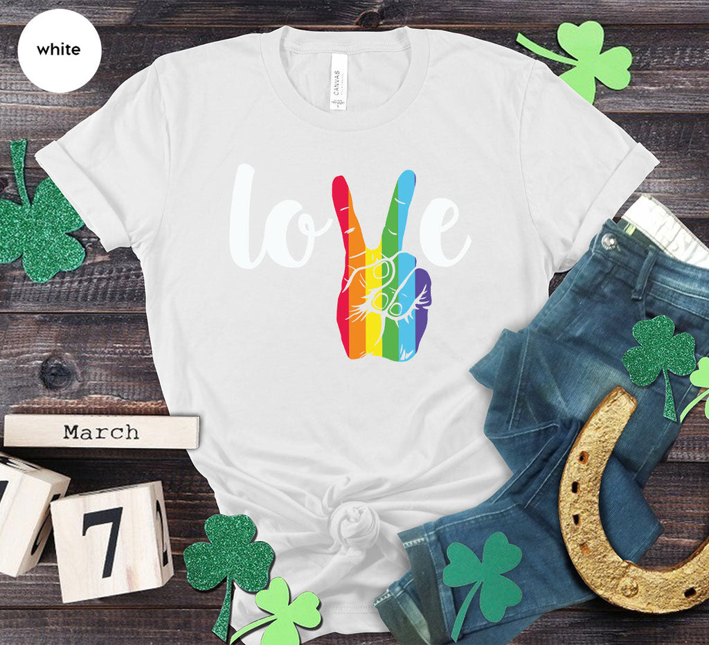 LGBT Love Shirt, Victory T-Shirt, Pride Tee, Glory product image 79