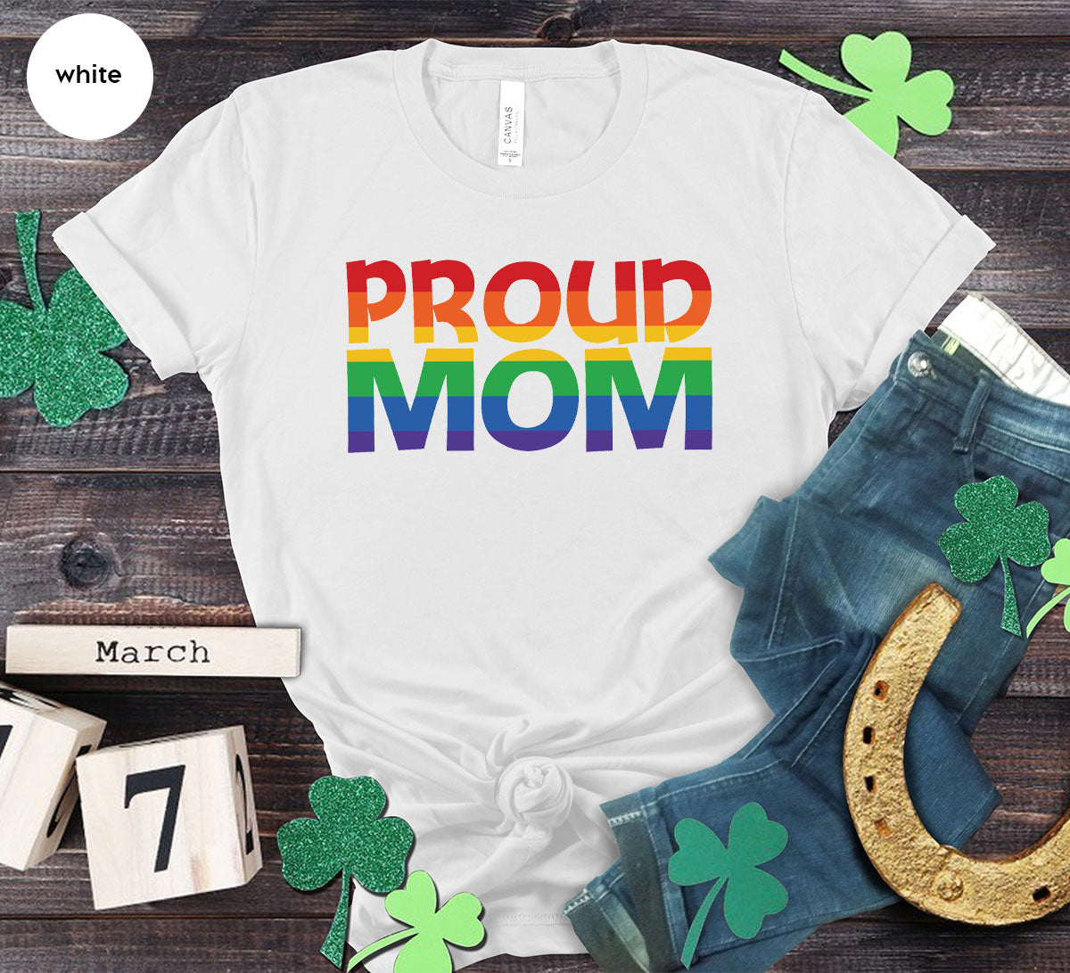 Proud Mom Shirt, LGBT T-Shirt, Tee product image 89