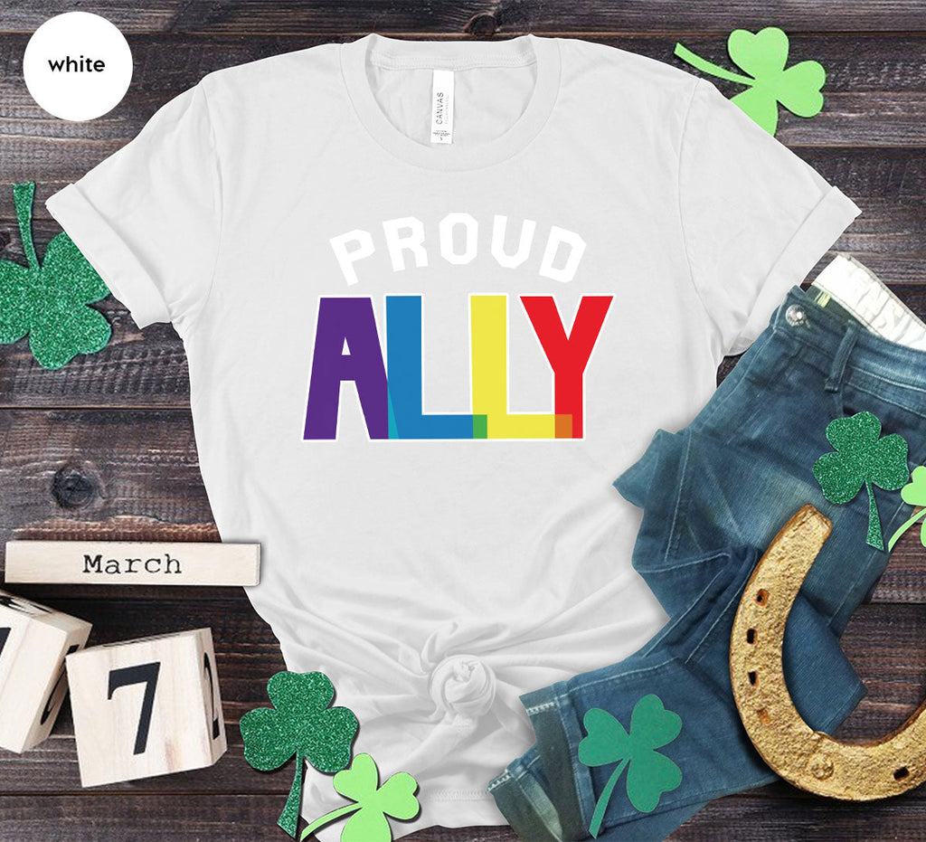 Proud Ally Shirt, LGBT T-Shirt, Tee product image 88