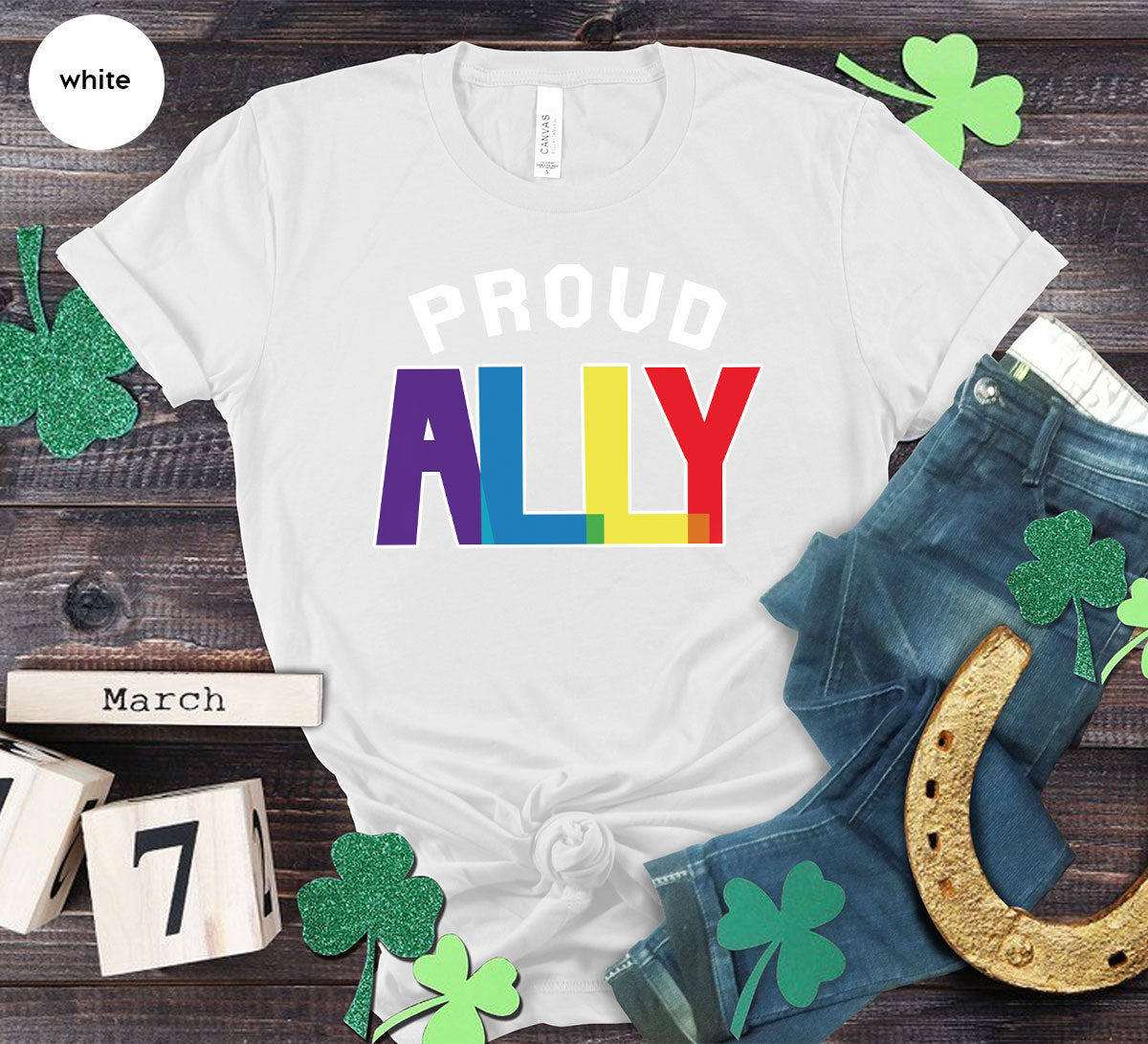 Proud Ally Shirt, LGBT T-Shirt, Tee product image 88