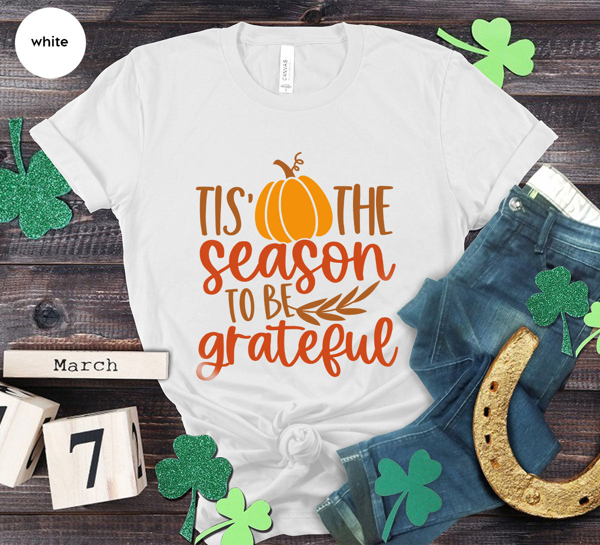Fall T-Shirt, Autumn Crewneck Sweatshirt, Thanksgiving product image 156
