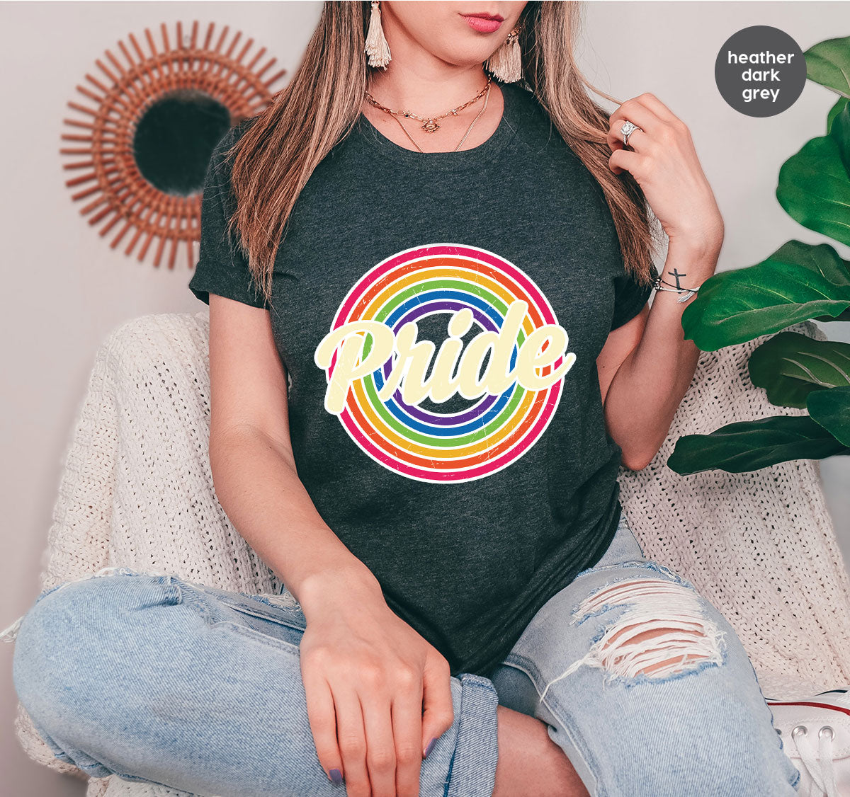 Pride Shirt, LGBT T-Shirt, Tee, Rainbow Graphic product image 83