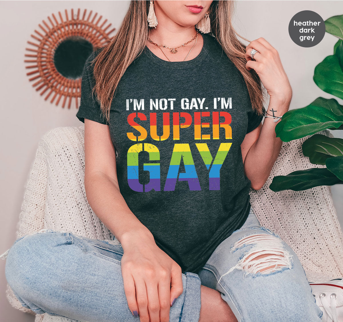 Super Gay Shirt, LGBT Power T-Shirt, Tee product image 80