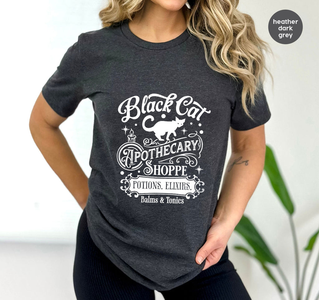 Halloween Party T-Shirt, Spooky Sweatshirt, Gifts, Cat product image 67