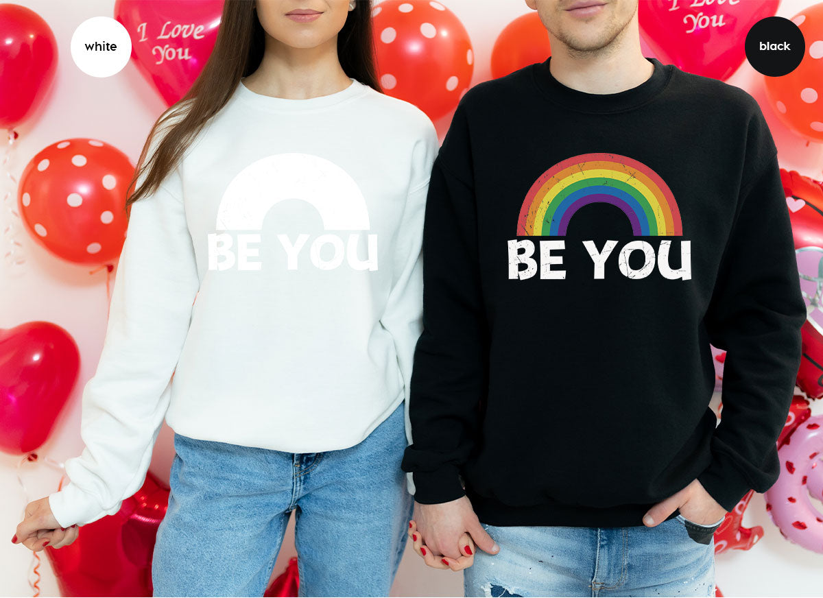 Rainbow T-Shirt, Be You Shirt, LGBT Pride product image 85