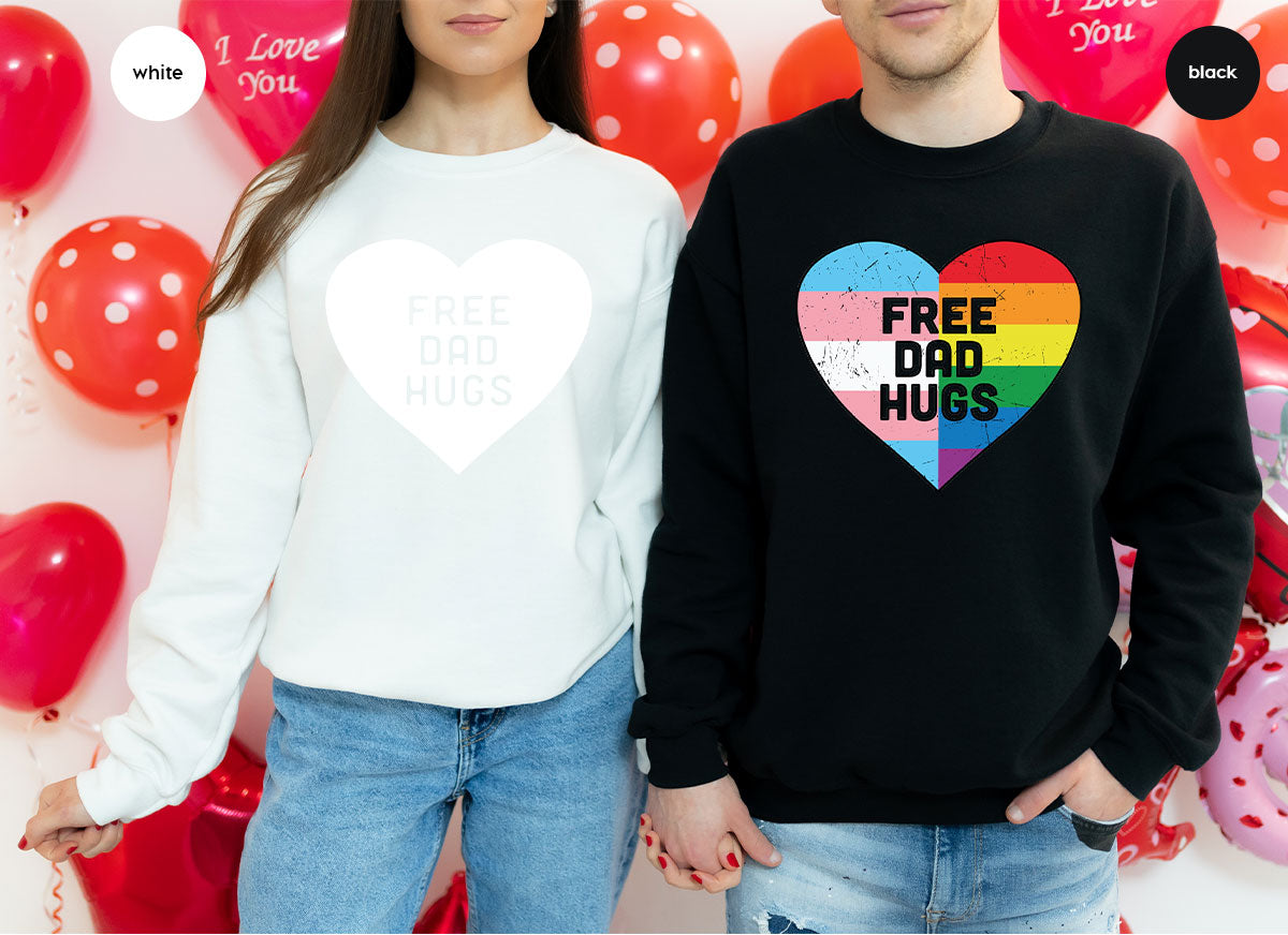 Free Dad Hugs Shirt, LGBT Pride T-Shirt product image 91