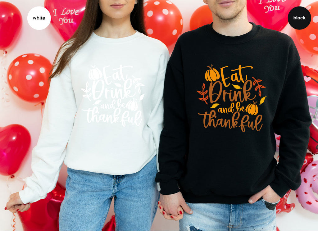 Cute Pumpkin T-Shirt, Fall Graphic Tees, Thankful Gifts product image 120
