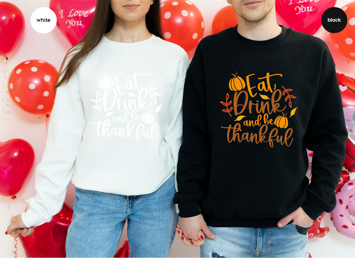 Cute Pumpkin T-Shirt, Fall Graphic Tees, Thankful Gifts product image 120