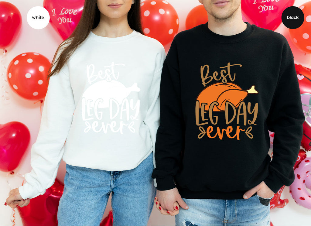 Funny Thanksgiving Shirts, Turkey Graphic Tees, Fall product image 95